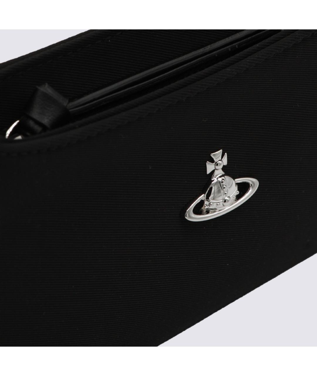 VIVIENNE WESTWOOD Черная сумка через плечо, фото 4