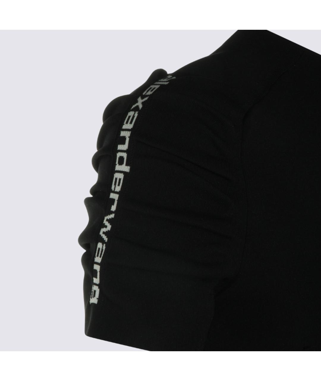 ALEXANDER WANG Черное полиэстеровое вечернее платье, фото 3