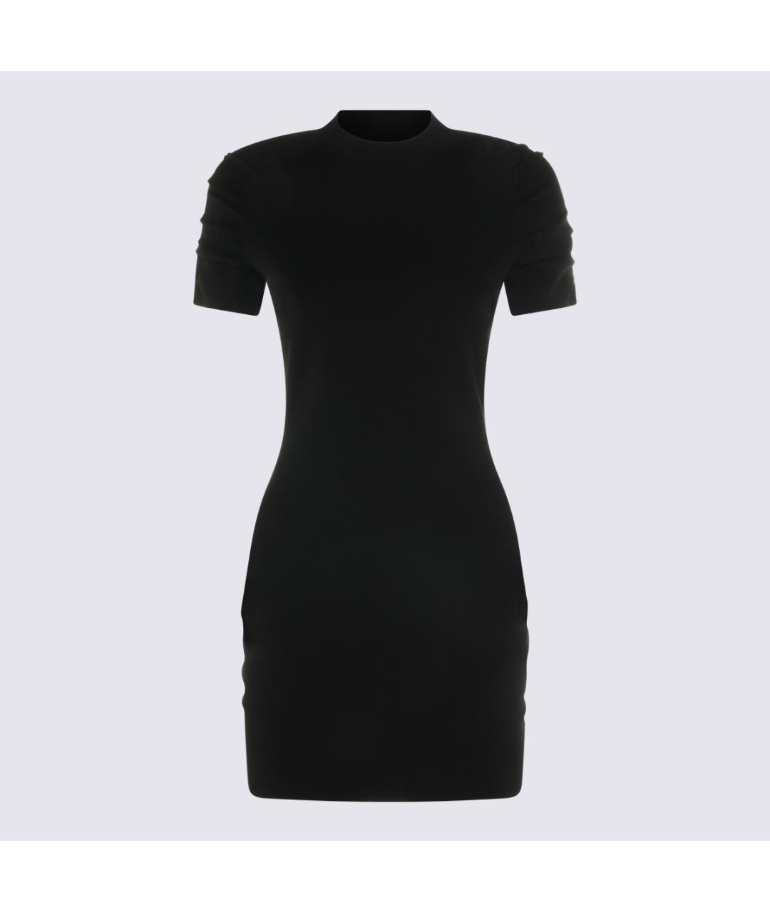 ALEXANDER WANG Черное полиэстеровое вечернее платье, фото 4