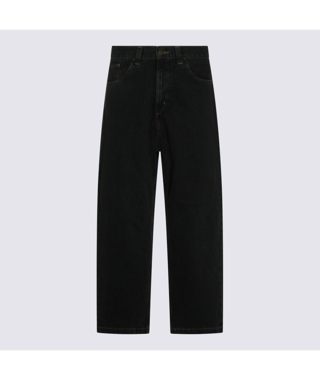 CARHARTT WIP Черные хлопковые прямые джинсы, фото 5