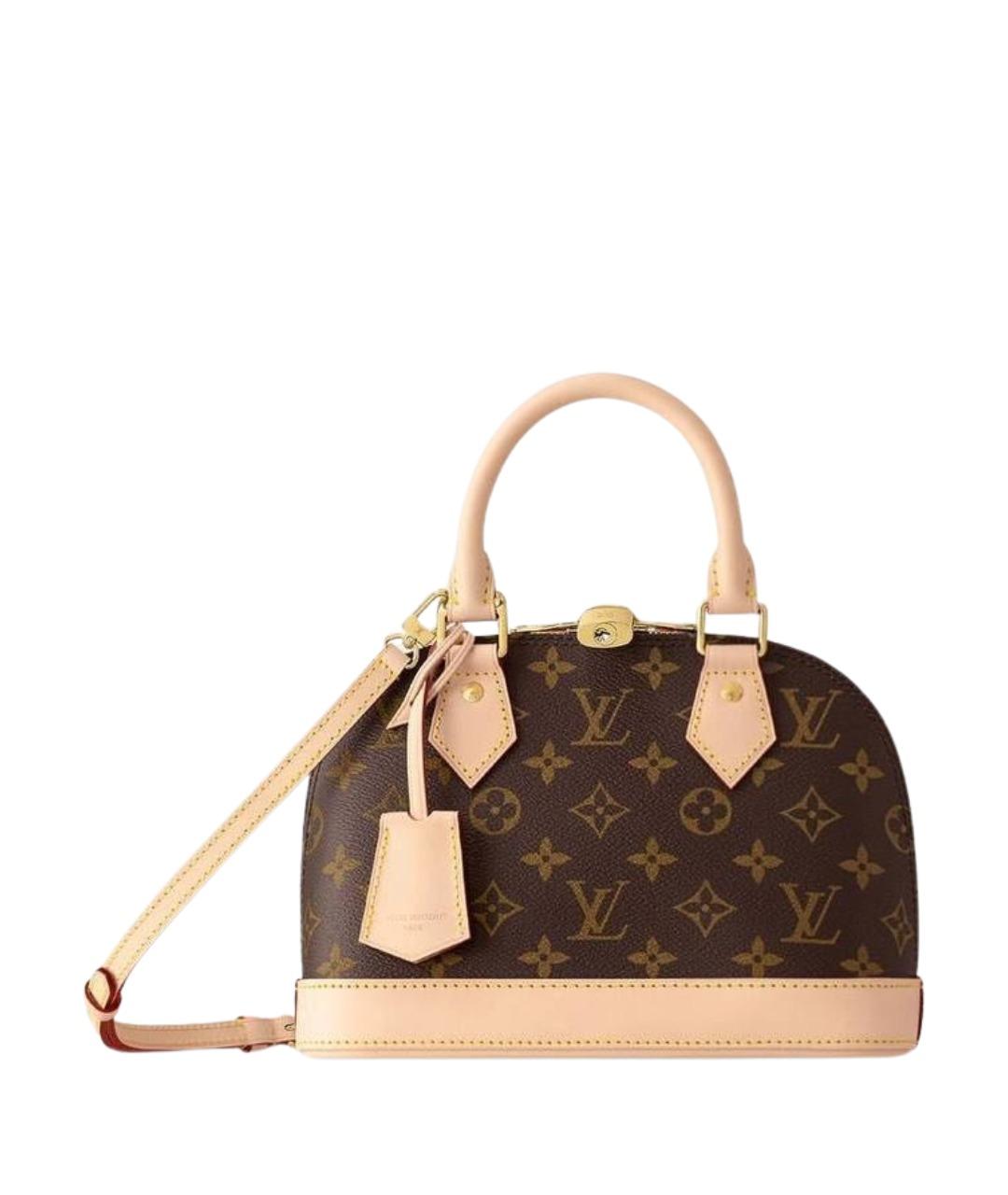 LOUIS VUITTON Коричневая сумка с короткими ручками, фото 1
