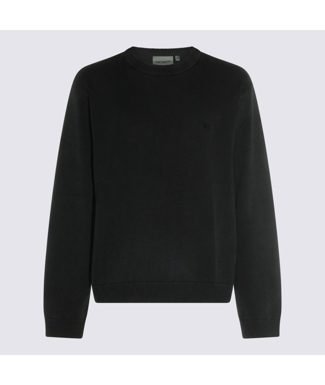 CARHARTT WIP Черный хлопковый джемпер / свитер, фото 5