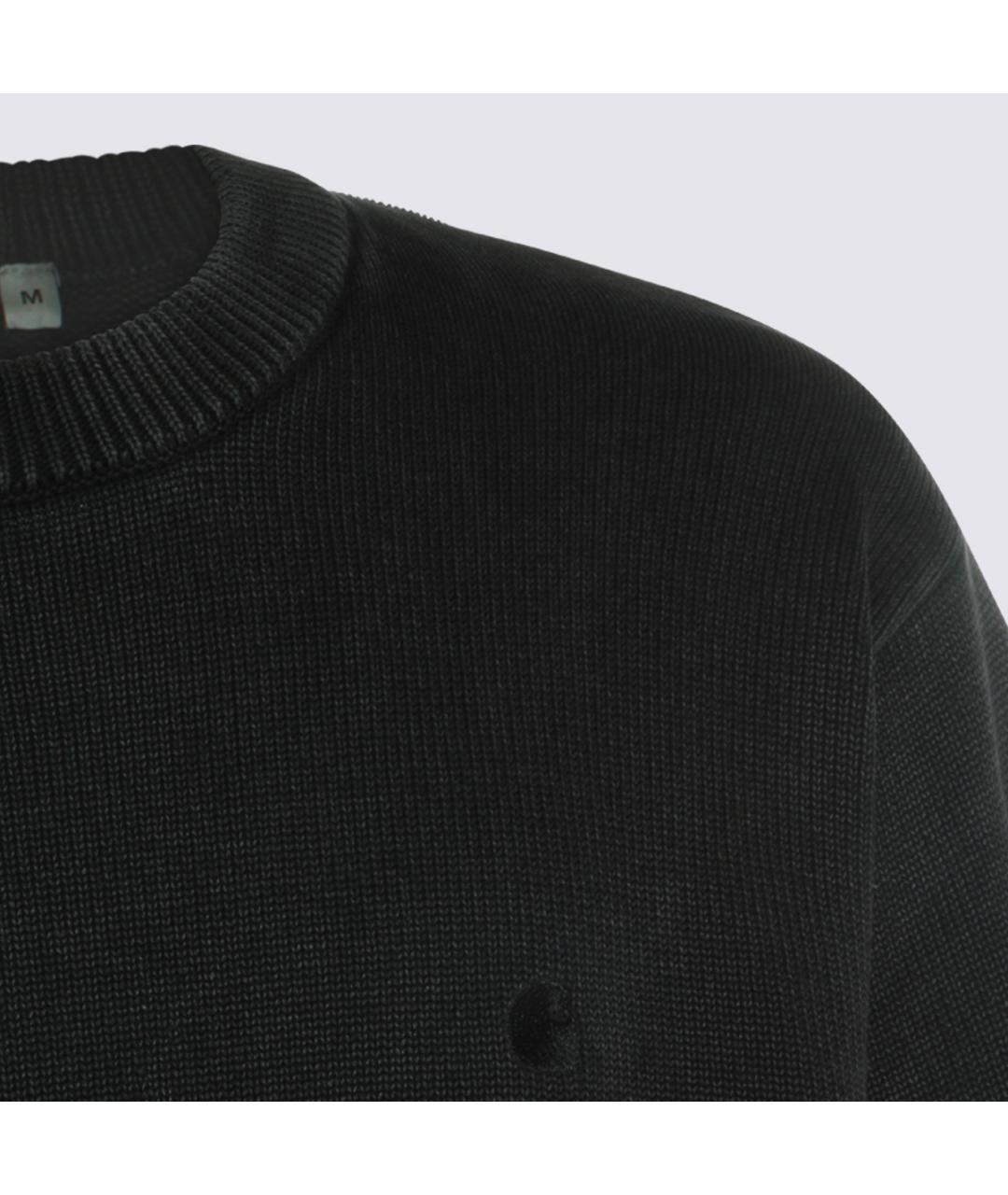 CARHARTT WIP Черный хлопковый джемпер / свитер, фото 3