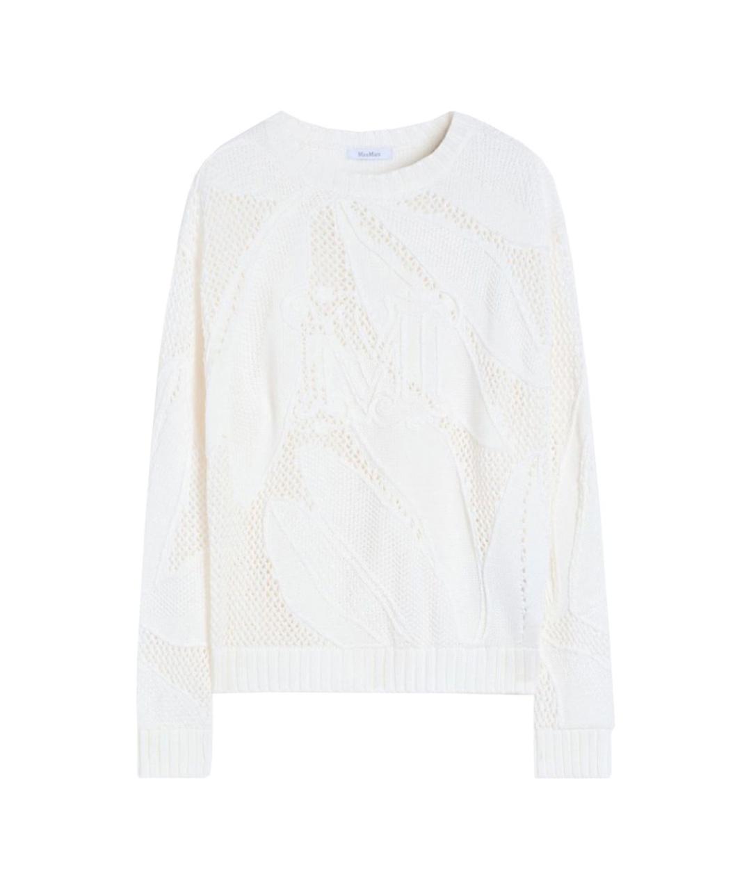 MAX MARA Белый джемпер / свитер, фото 1