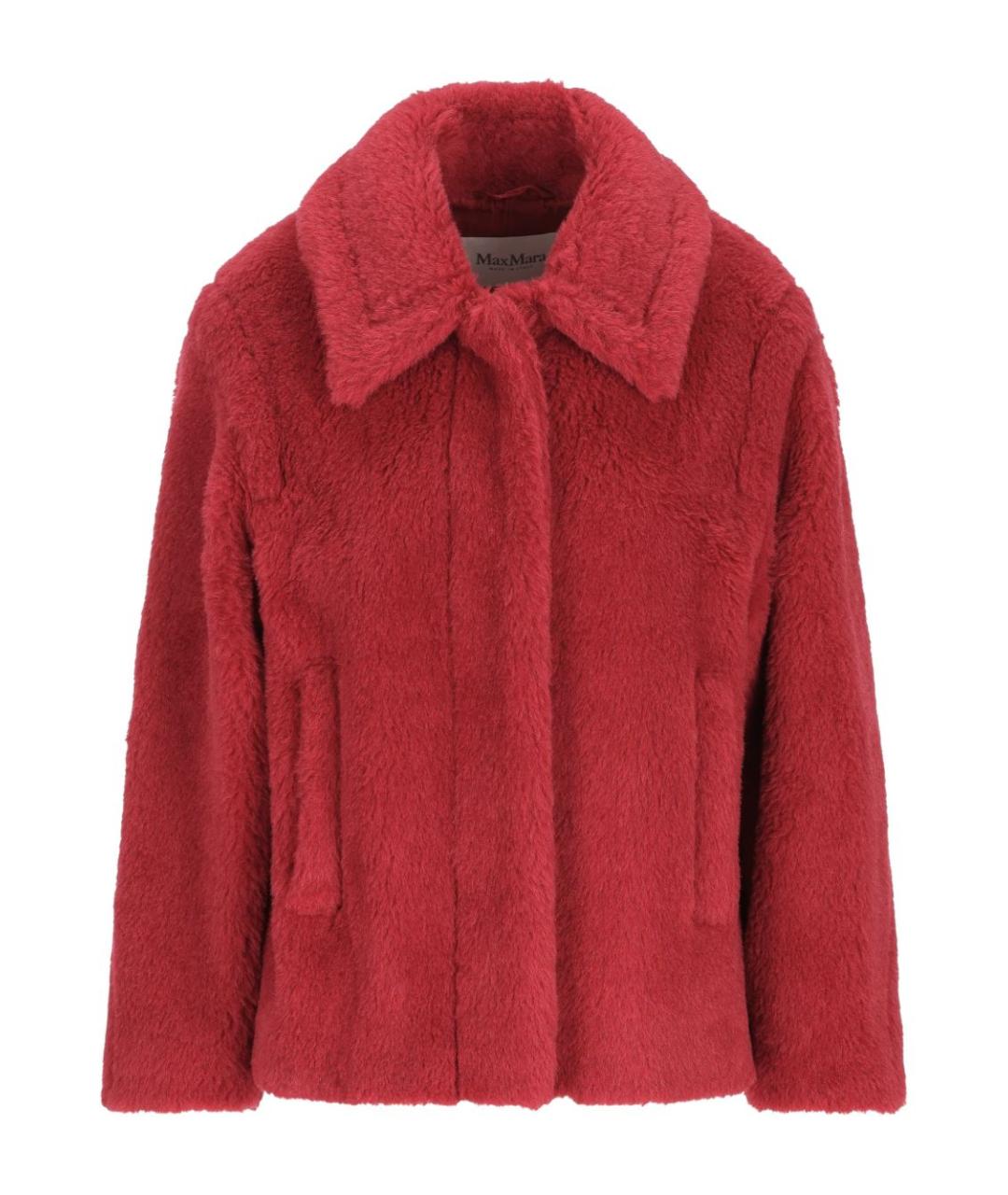 MAX MARA Красное шерстяное пальто, фото 1