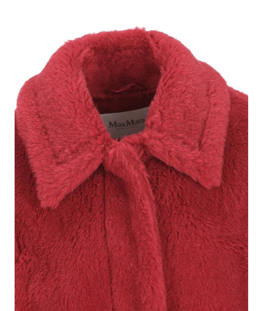 MAX MARA Красное шерстяное пальто, фото 2