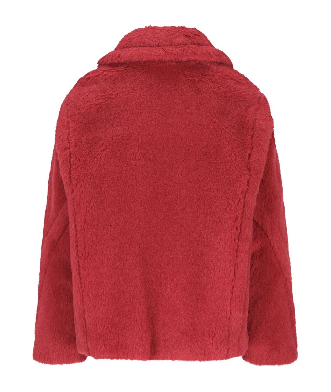 MAX MARA Красное шерстяное пальто, фото 4