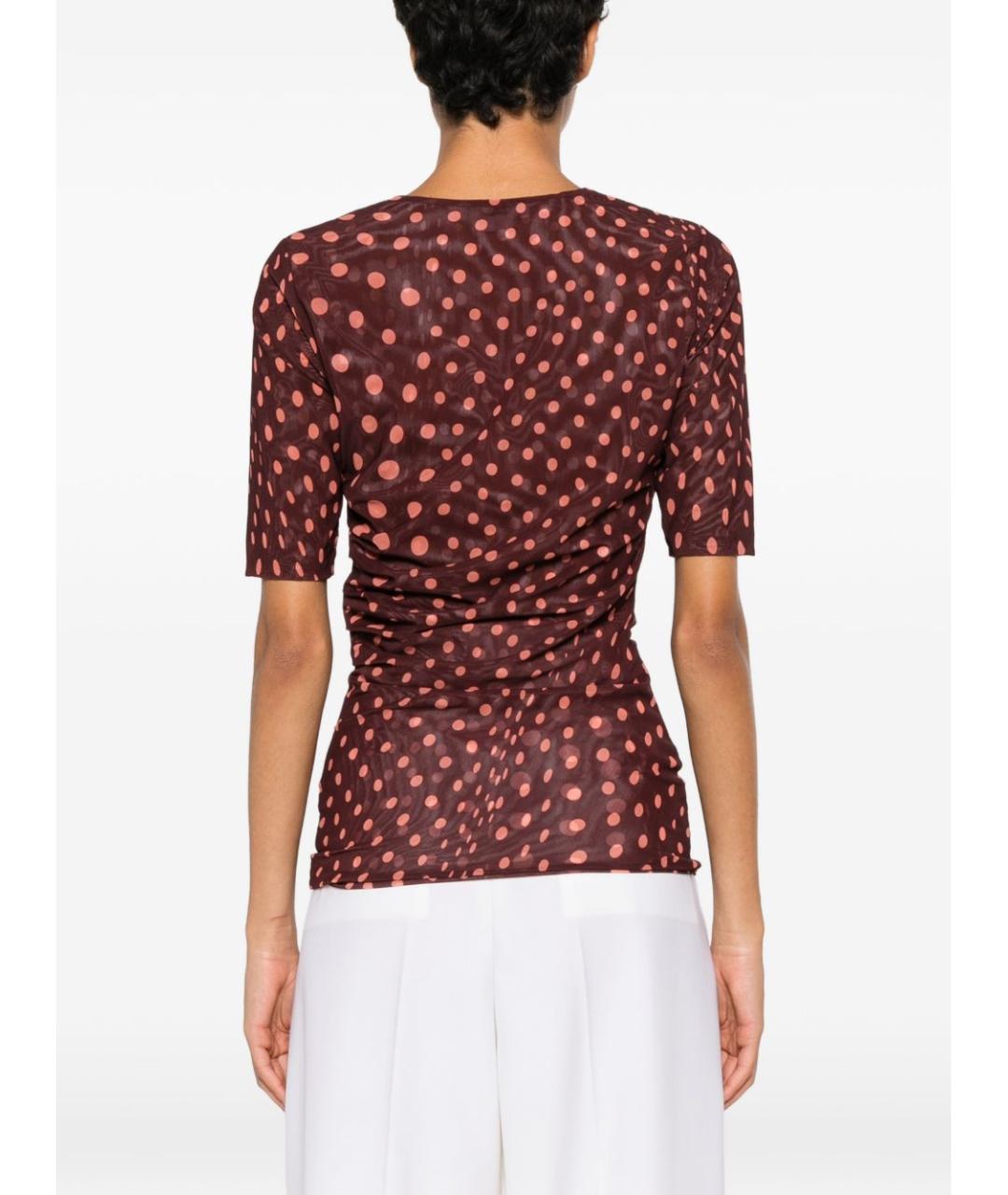STELLA MCCARTNEY Бордовая футболка, фото 4