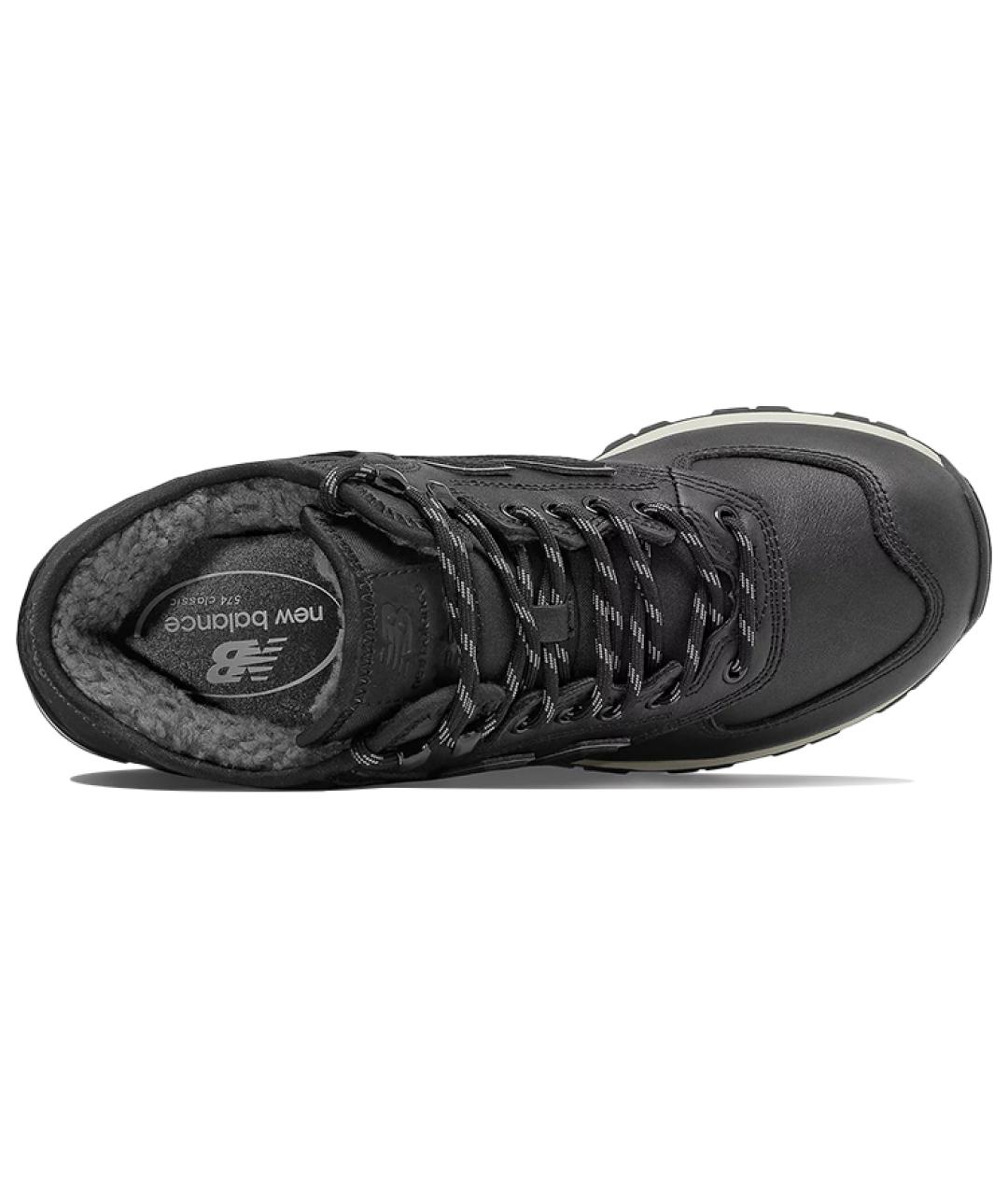 NEW BALANCE Черные кожаные кроссовки, фото 3