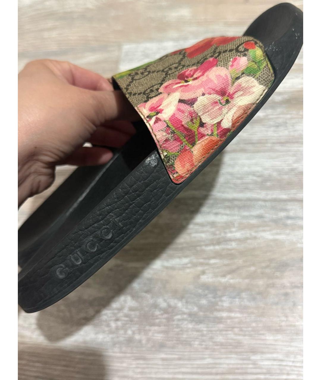 GUCCI Кожаные сандалии и шлепанцы, фото 6
