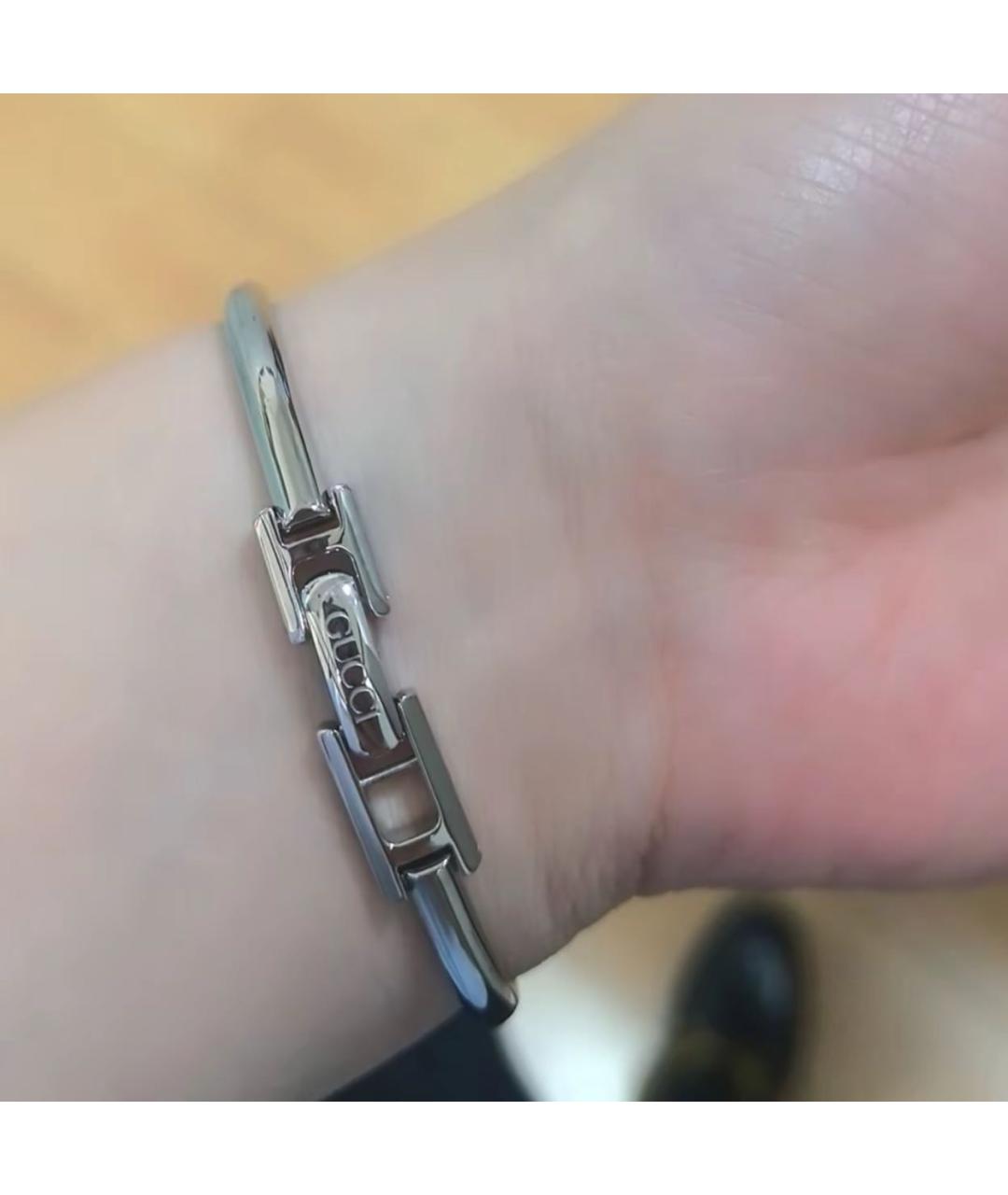 GUCCI Серебряные часы, фото 8