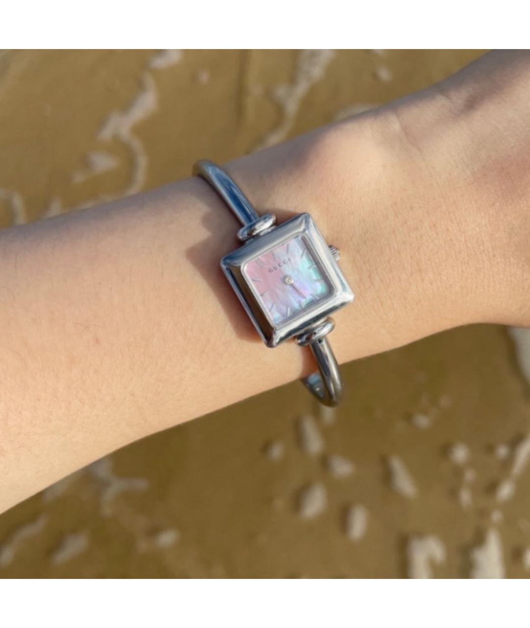 GUCCI Серебряные часы, фото 6