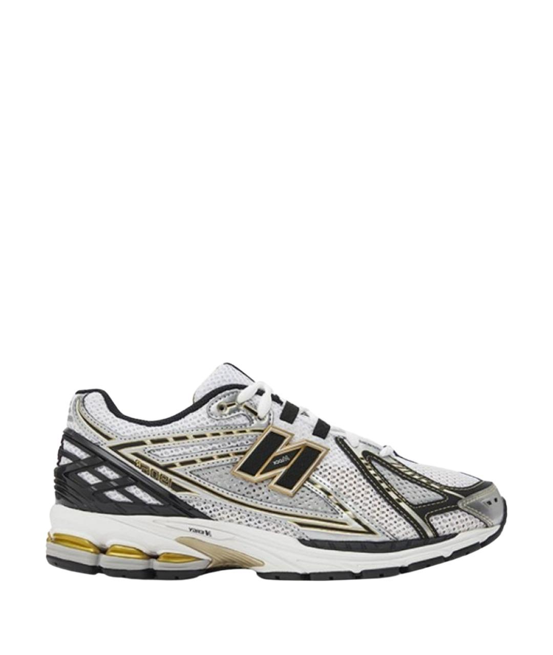 NEW BALANCE Серебряные синтетические кроссовки, фото 1