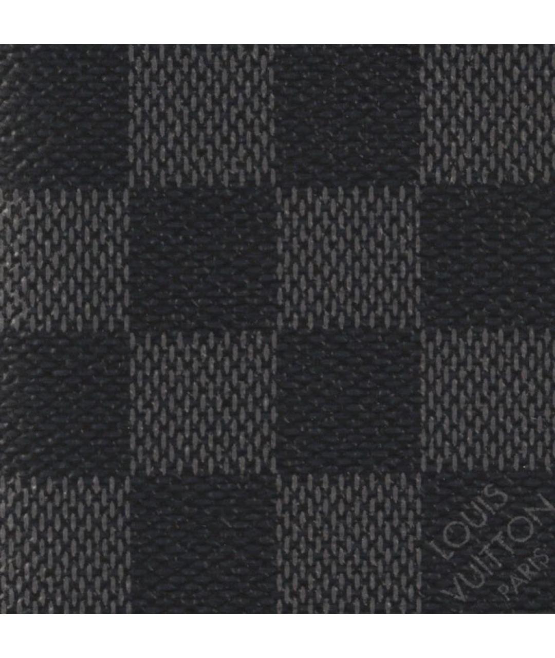 LOUIS VUITTON Антрацитовый кардхолдер, фото 4