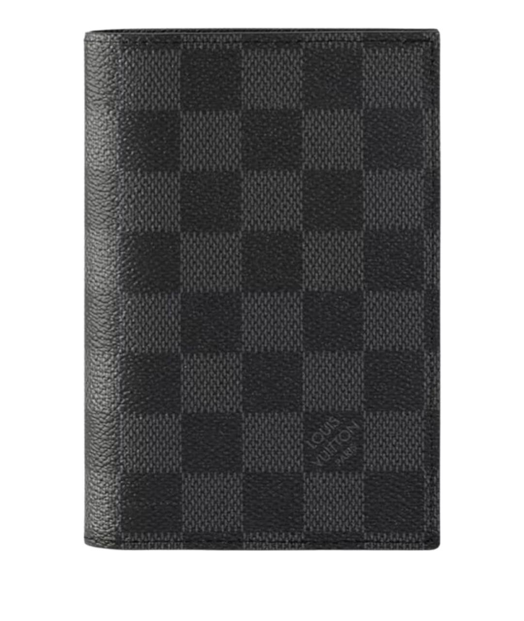 LOUIS VUITTON Антрацитовый кардхолдер, фото 1