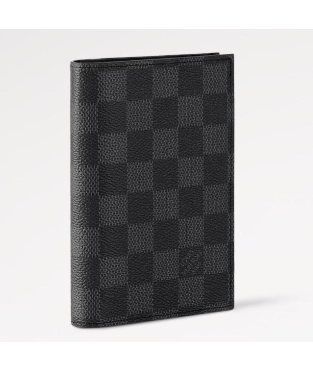 LOUIS VUITTON Антрацитовый кардхолдер, фото 2