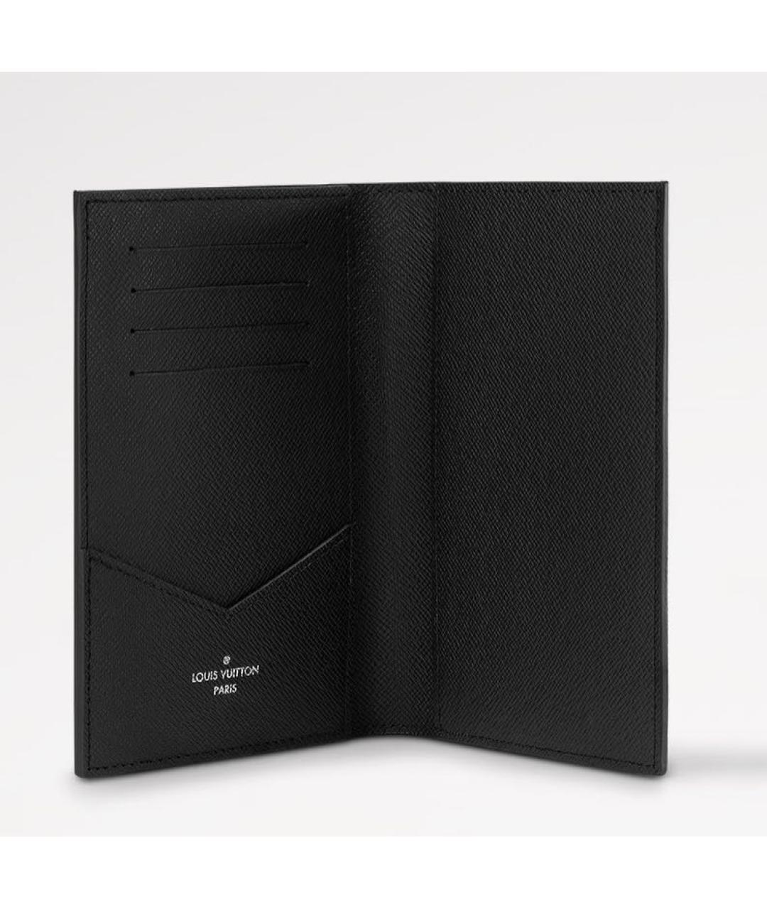LOUIS VUITTON Антрацитовый кардхолдер, фото 3