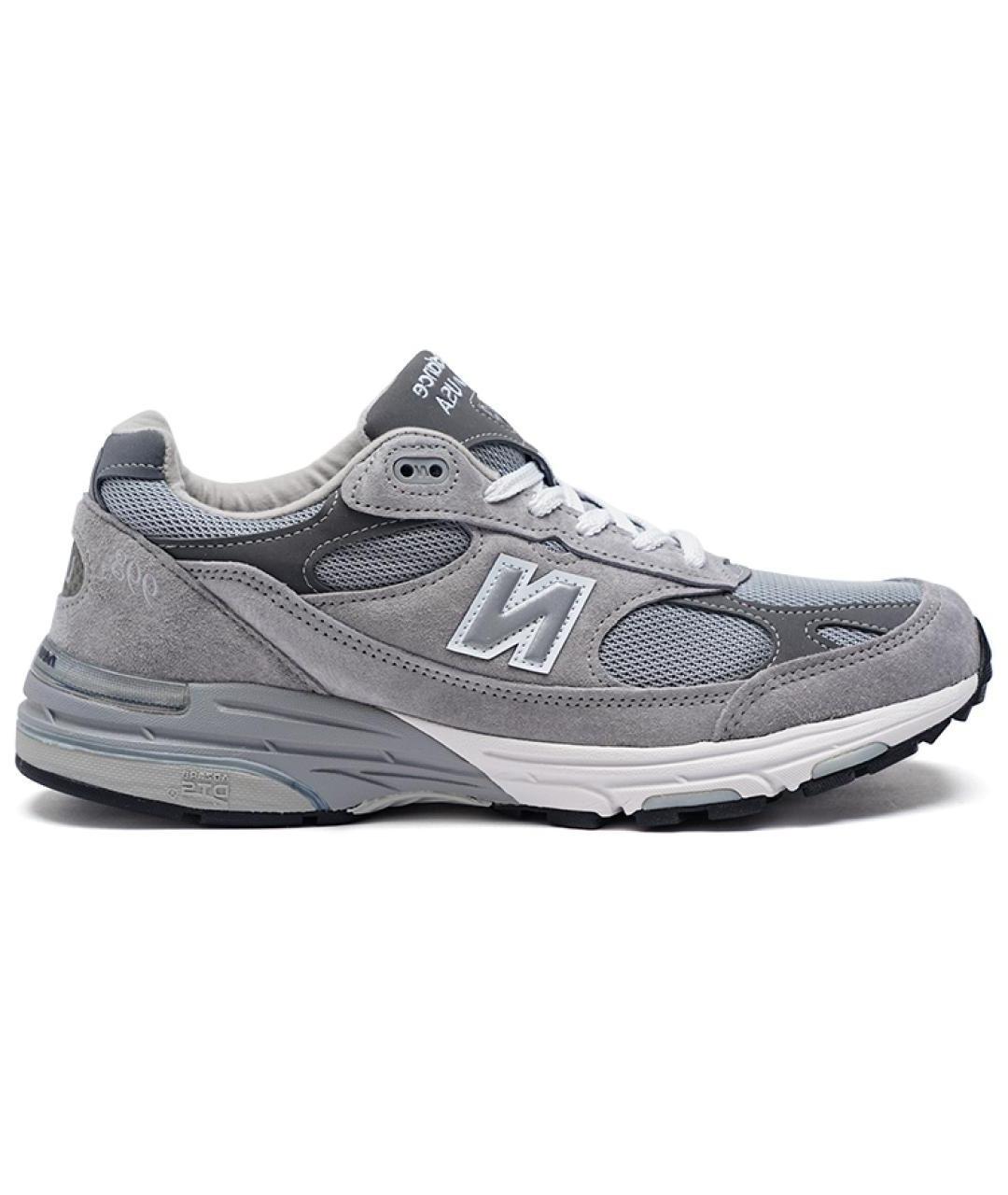 NEW BALANCE Серые низкие кроссовки / кеды, фото 1