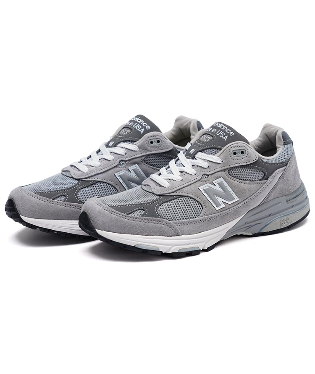 NEW BALANCE Серые низкие кроссовки / кеды, фото 4
