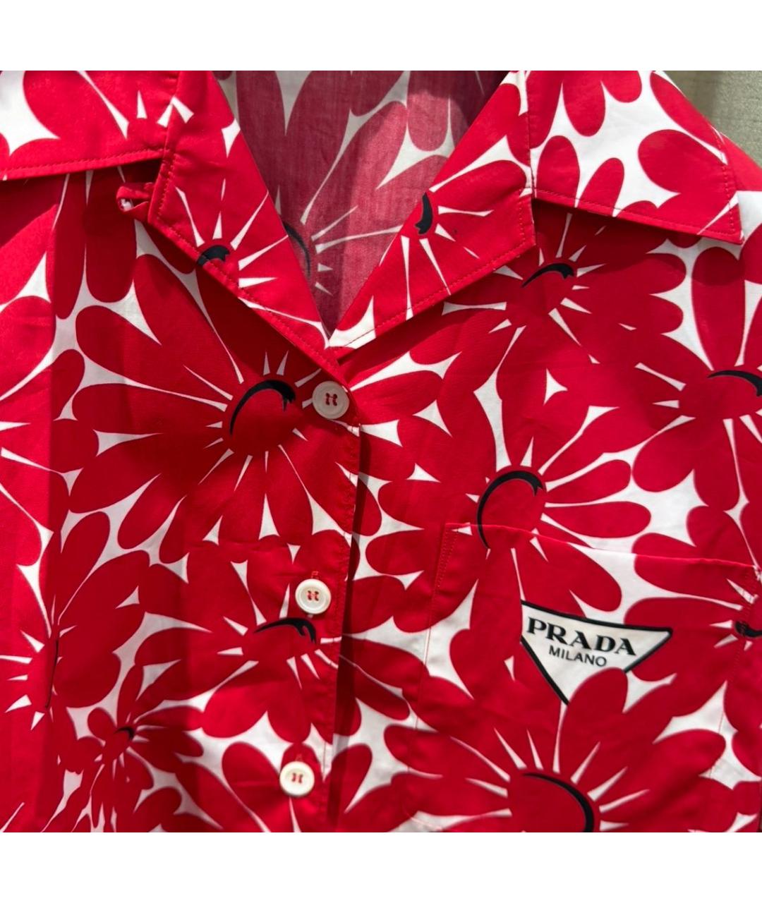 PRADA Красная рубашка, фото 3