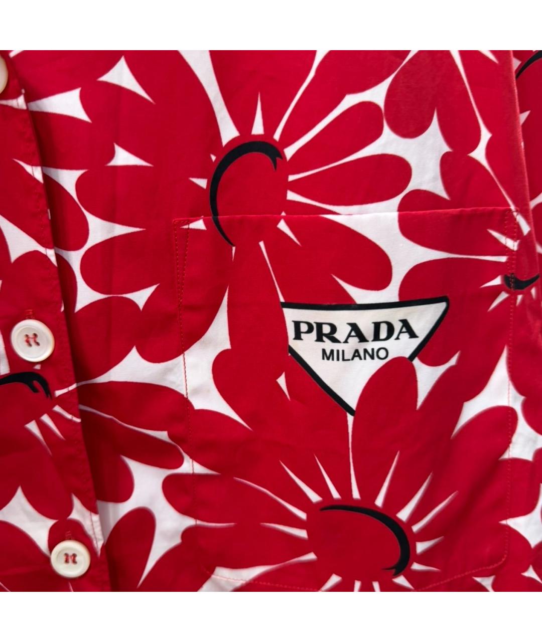 PRADA Красная рубашка, фото 5