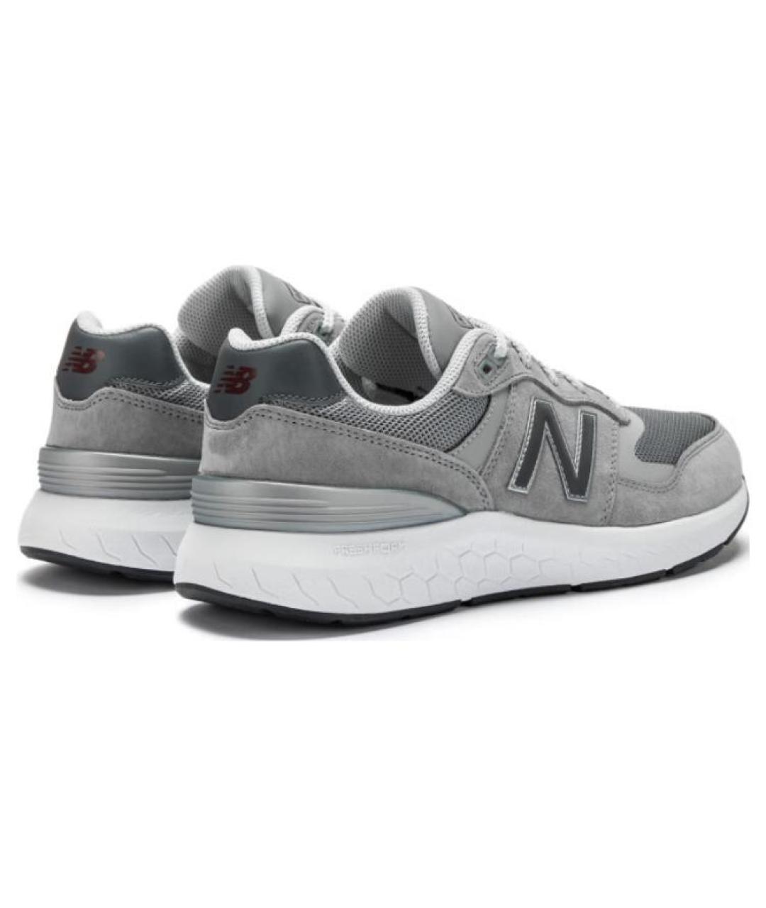 NEW BALANCE Серые низкие кроссовки / кеды, фото 5