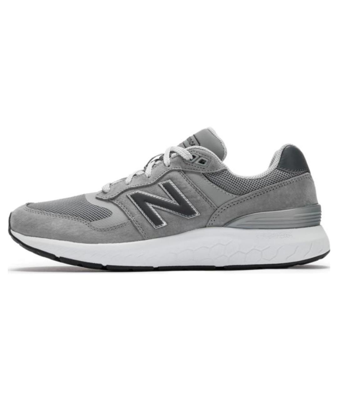 NEW BALANCE Серые низкие кроссовки / кеды, фото 2