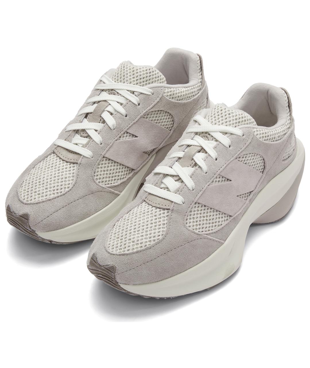 NEW BALANCE Серые замшевые кроссовки, фото 4