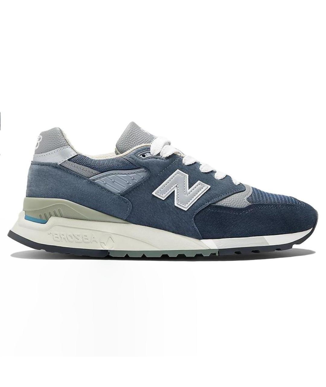 NEW BALANCE Темно-синие низкие кроссовки / кеды, фото 1