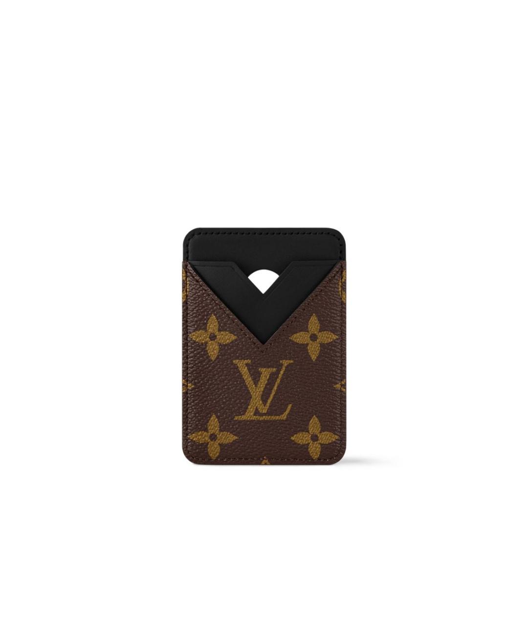 LOUIS VUITTON Коричневый кардхолдер, фото 8