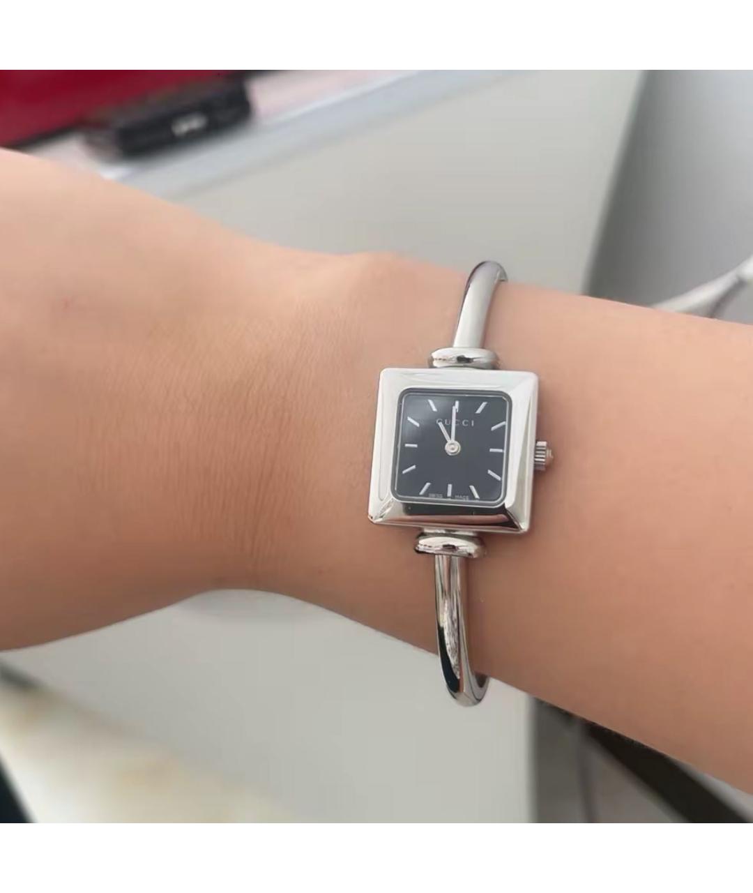 GUCCI Серебряные часы, фото 5