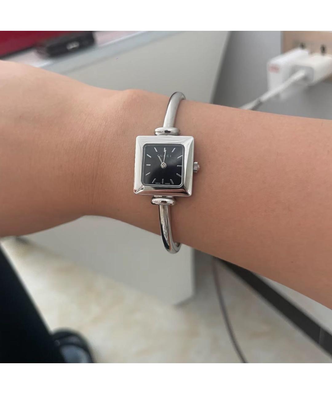 GUCCI Серебряные часы, фото 4