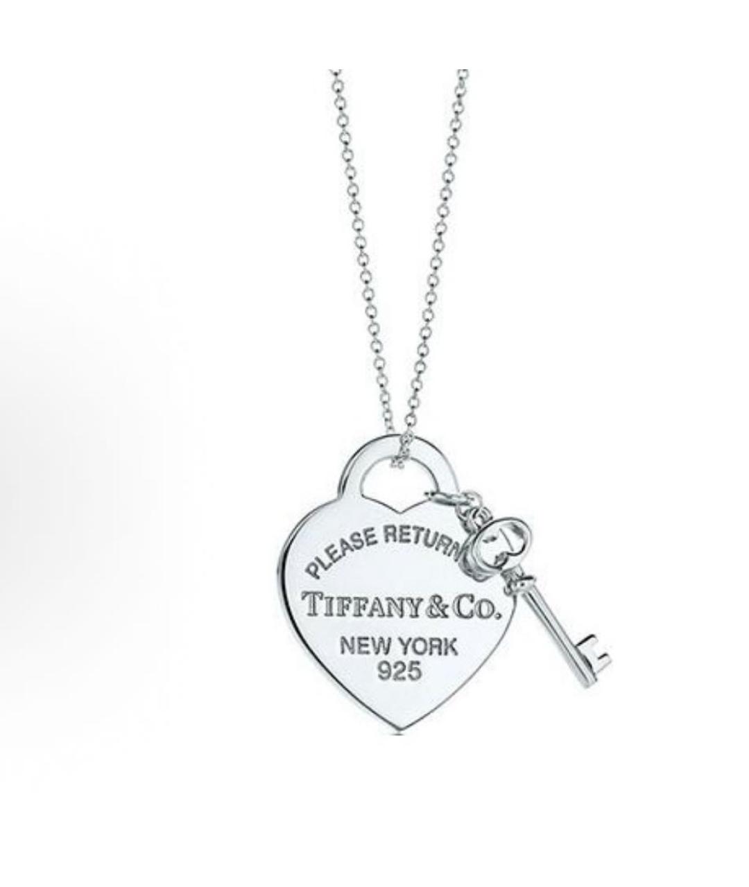 TIFFANY&CO Серебряная серебряная подвеска, фото 5