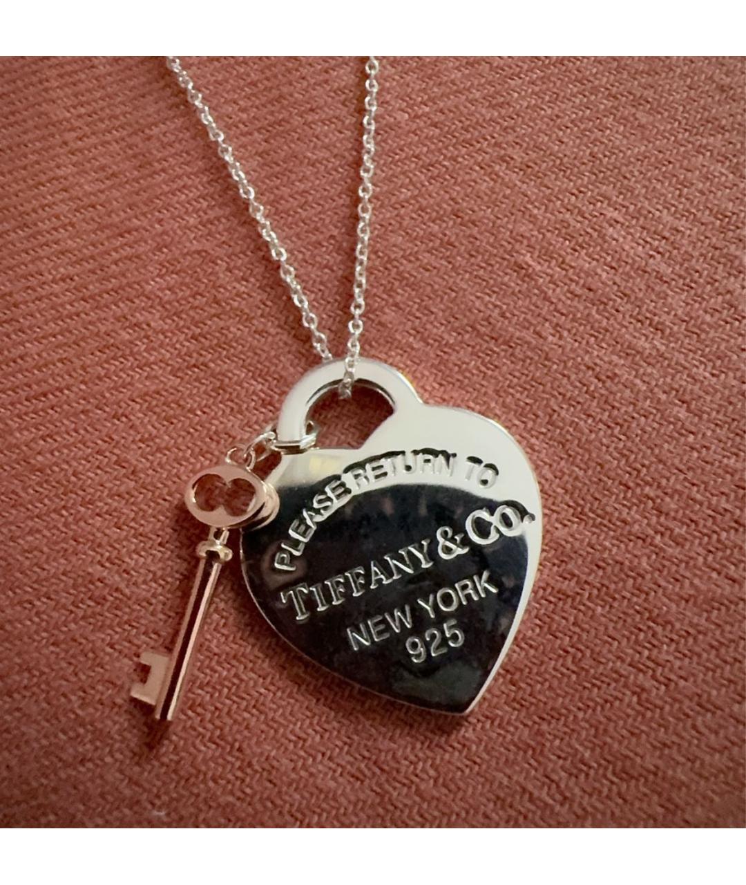 TIFFANY&CO Серебряная серебряная подвеска, фото 4