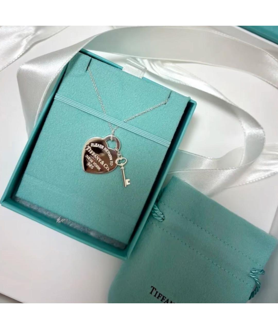 TIFFANY&CO Серебряная серебряная подвеска, фото 3