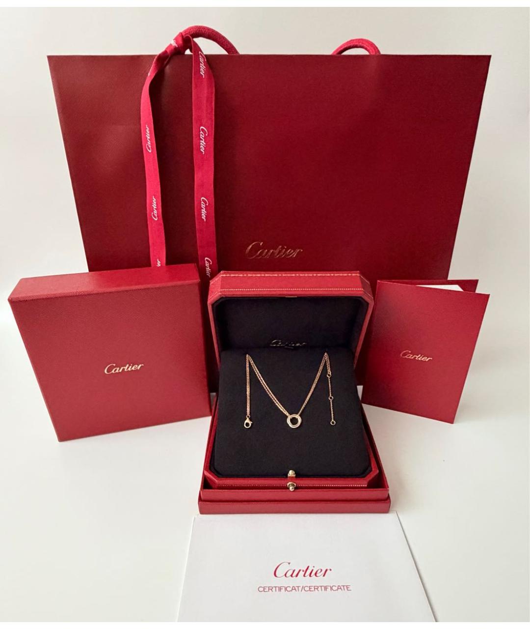 CARTIER Золотое колье из розового золота, фото 2