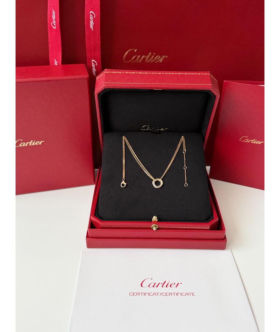 CARTIER Золотое колье из розового золота, фото 3