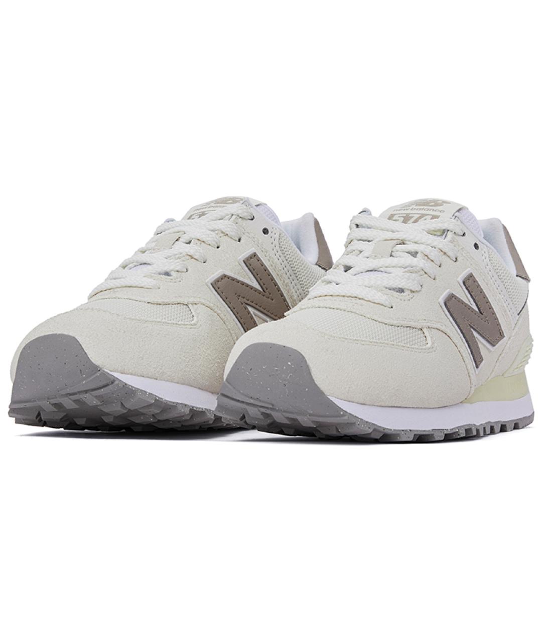 NEW BALANCE Бежевые кроссовки, фото 4