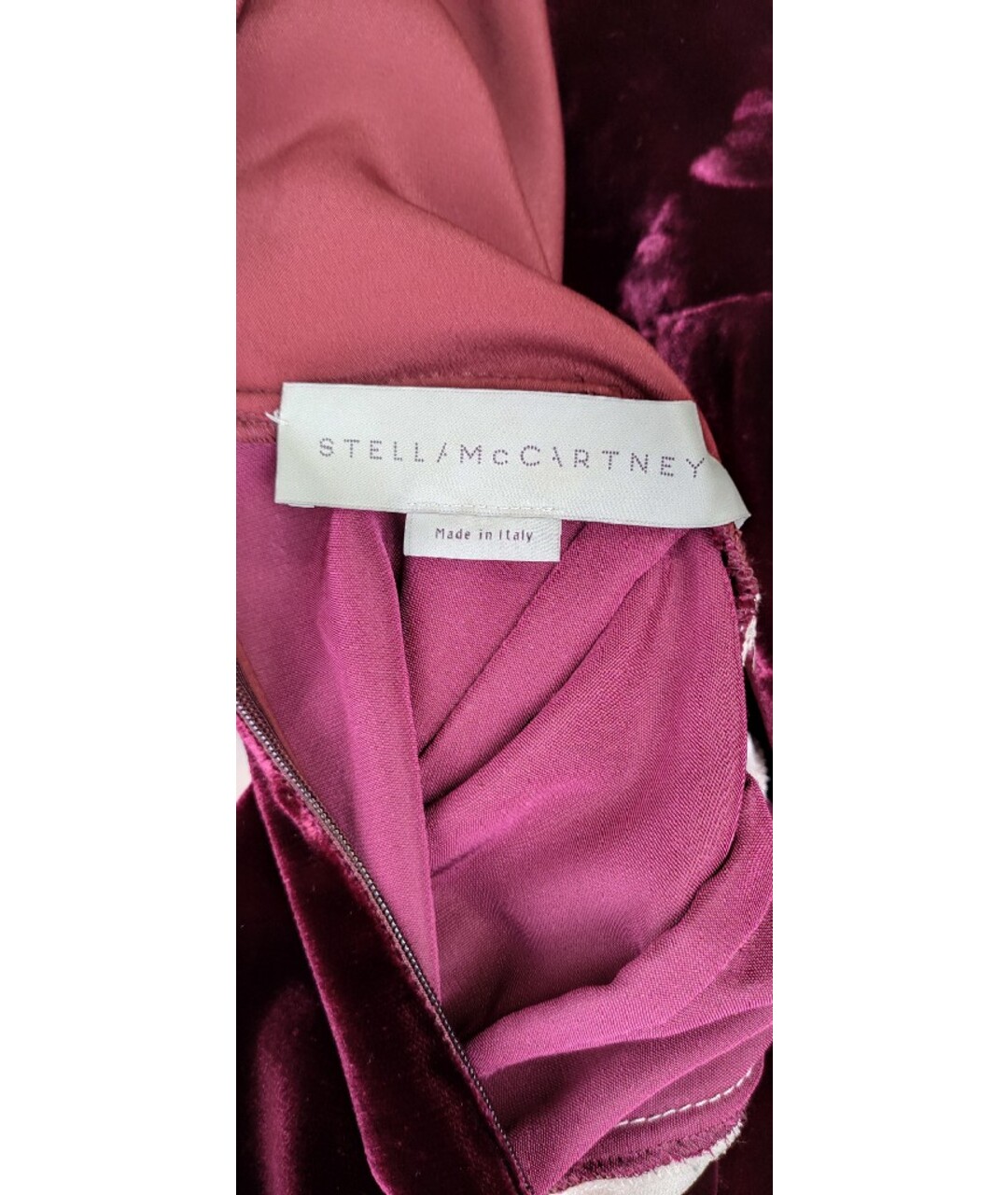 STELLA MCCARTNEY Бордовое платье, фото 4