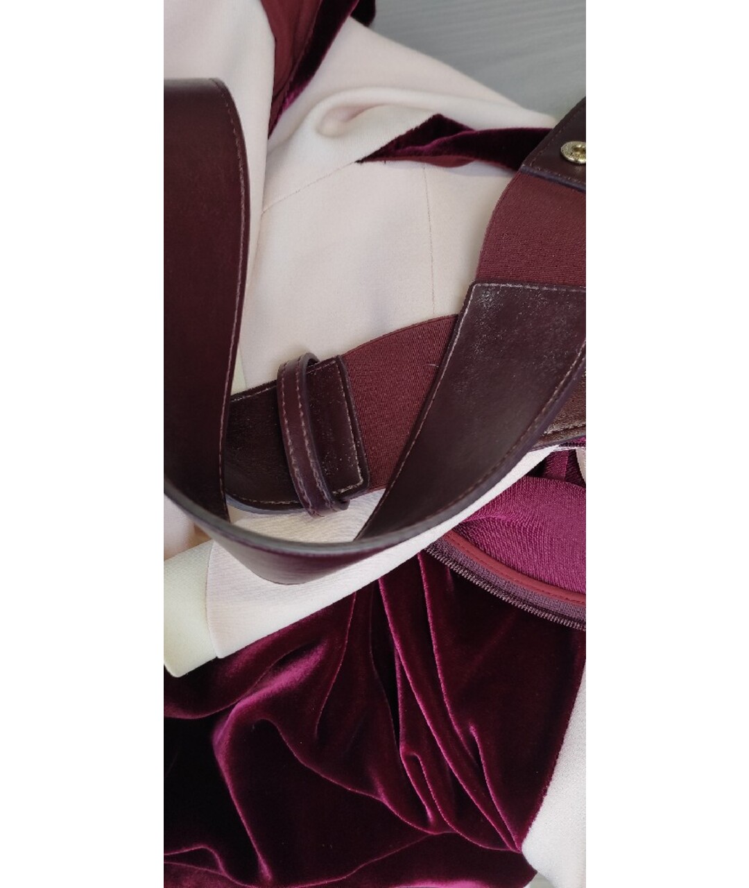 STELLA MCCARTNEY Бордовое платье, фото 8