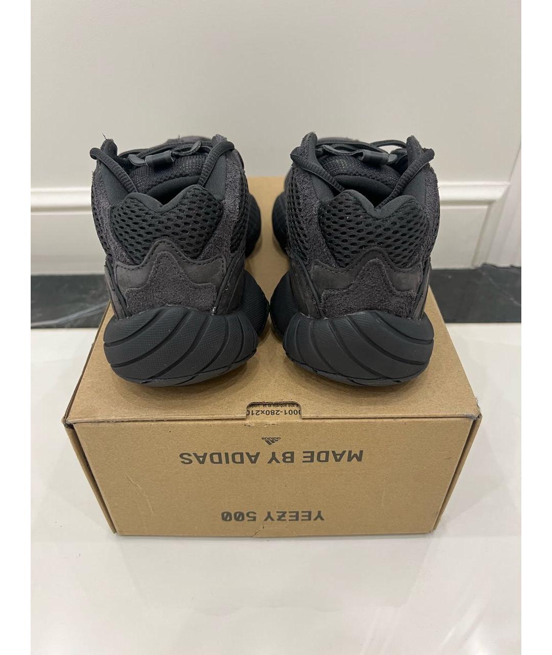 ADIDAS YEEZY Черные замшевые кроссовки, фото 3