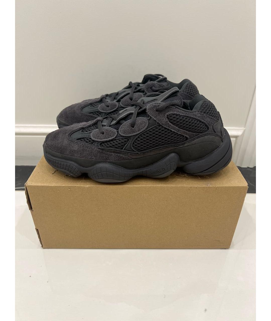 ADIDAS YEEZY Черные замшевые кроссовки, фото 7