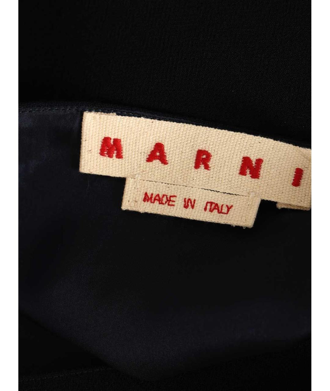 MARNI Синяя юбка миди, фото 5
