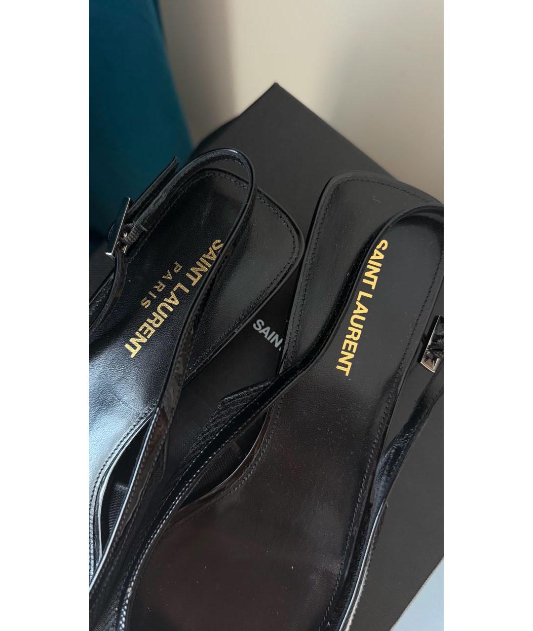 SAINT LAURENT Черные туфли, фото 4