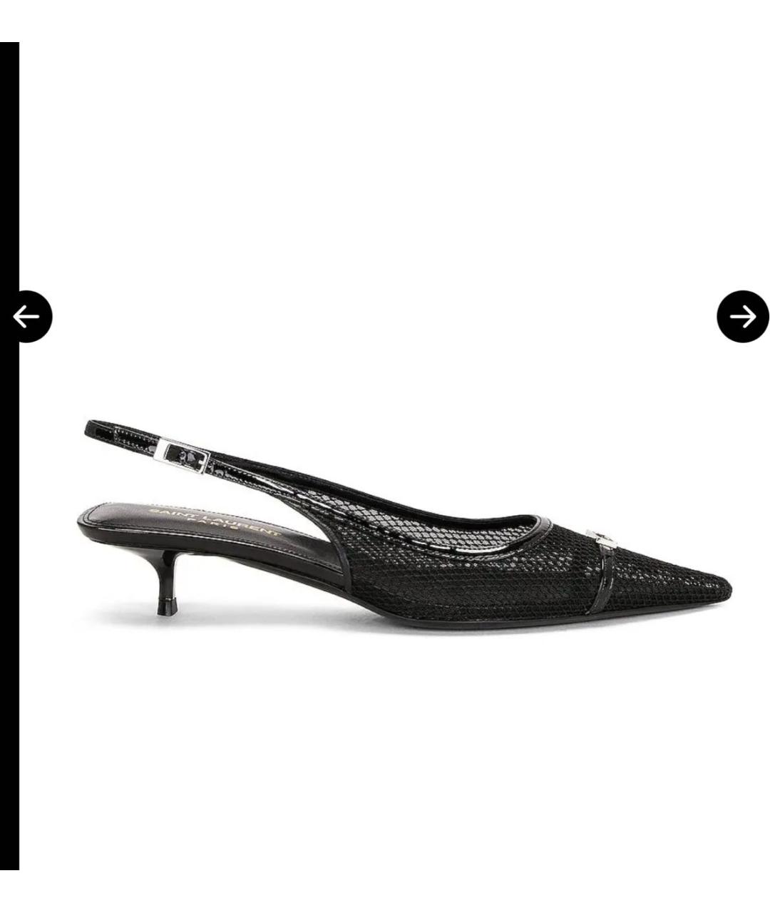 SAINT LAURENT Черные туфли, фото 8