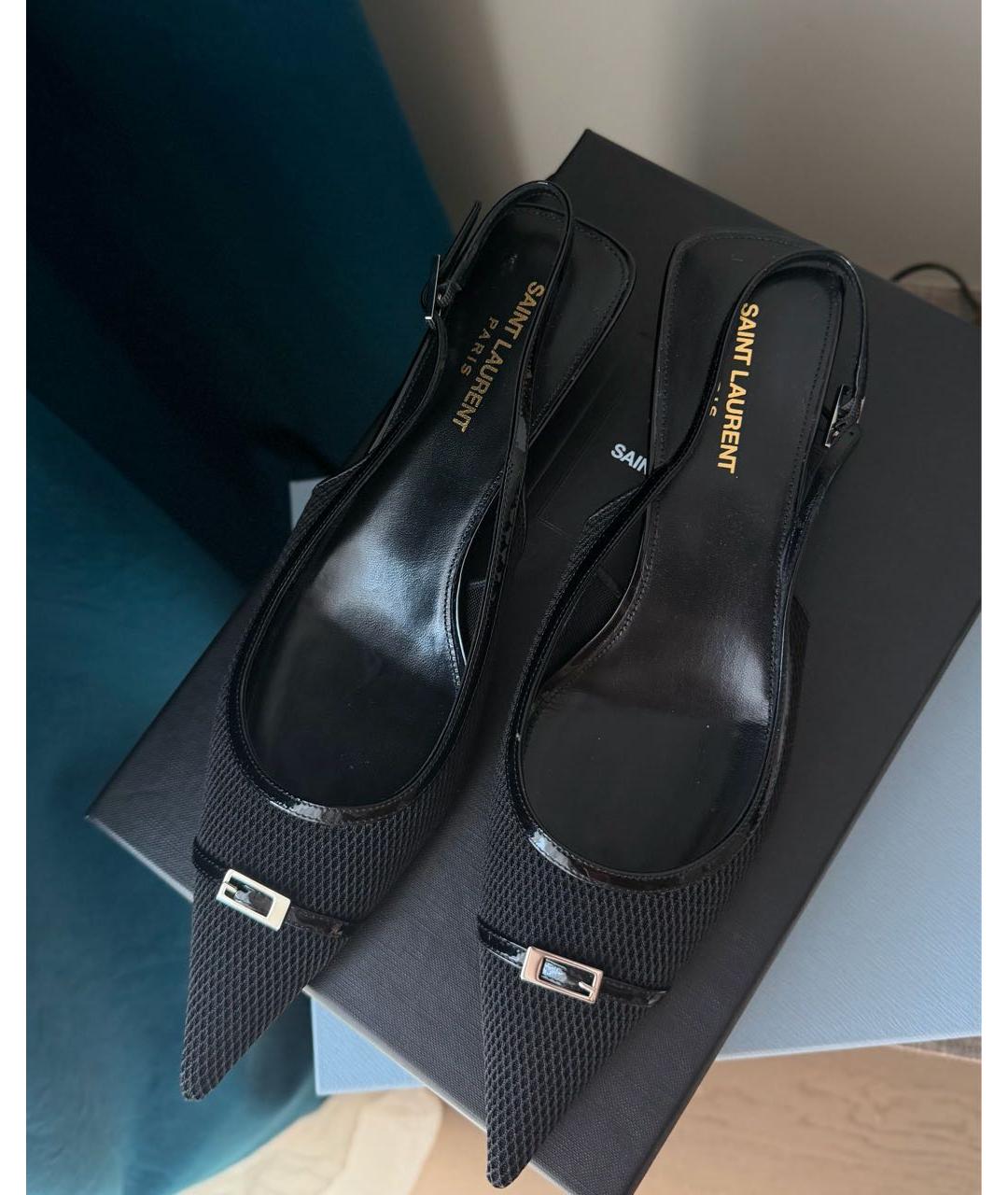 SAINT LAURENT Черные туфли, фото 3