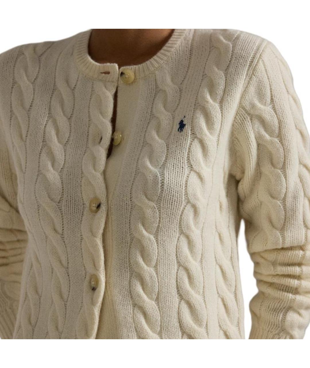 POLO RALPH LAUREN Белый кардиган, фото 5