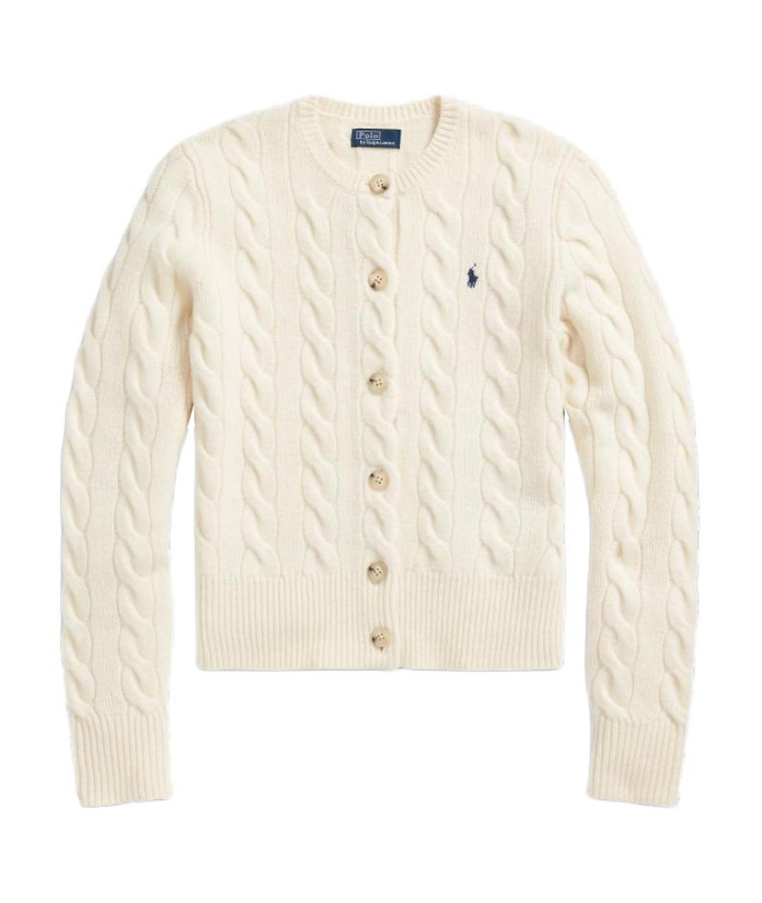 POLO RALPH LAUREN Белый кардиган, фото 1