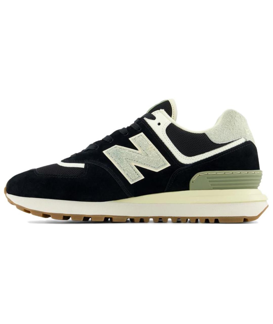 NEW BALANCE Черные замшевые кроссовки, фото 2