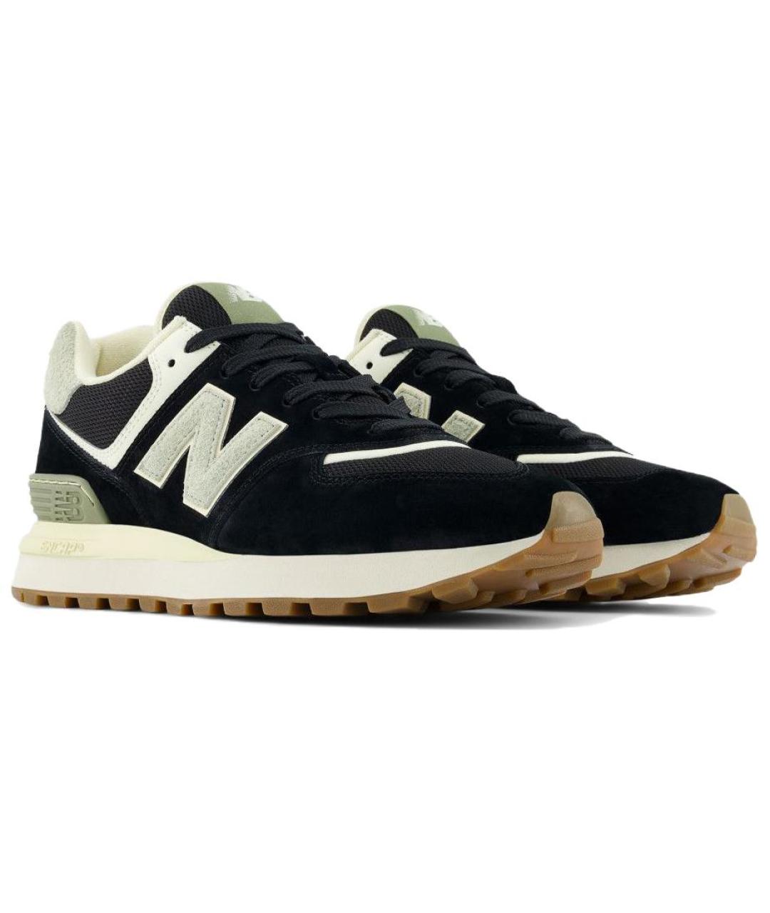 NEW BALANCE Черные замшевые кроссовки, фото 3
